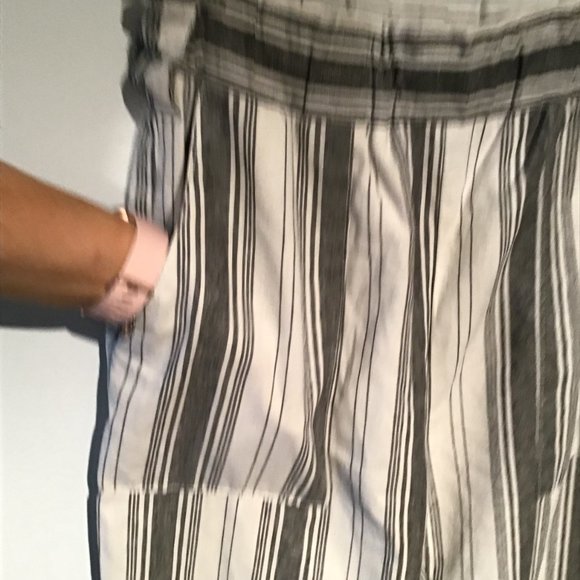 CI Sono Linen Collection High Waisted Pants Size M - Picture 3 of 6